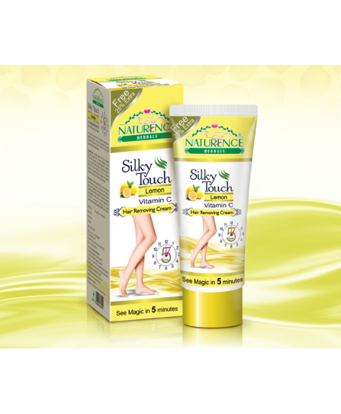 Silky Touch - Lemon Hair Removing Cream with Vitamin C 50g